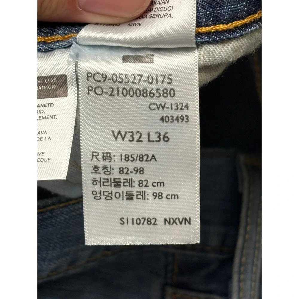 Levi 527 Slim Bootcut Jeans Mens W32 L36 Medium Wash Blue Denim 05527-0175